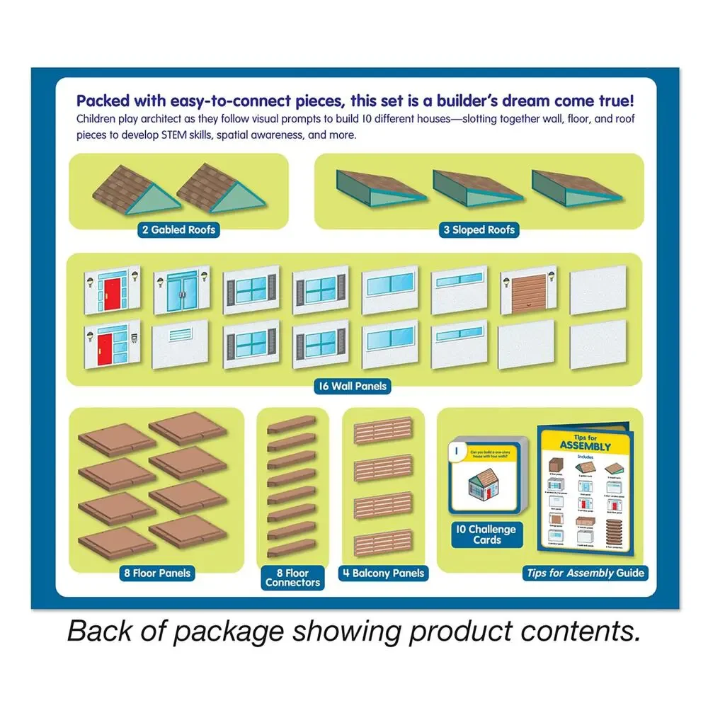 Lakeshore I Can Build It! Architecture Set STEM Building Kit NEW Learning Toy!